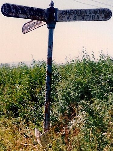 M & J Welding - Road Sign Repair (Before)