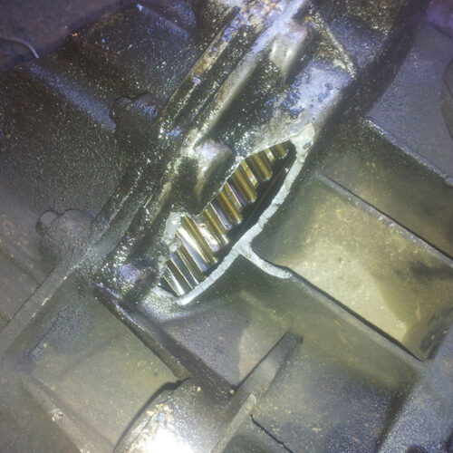 Gearbox Repair [Before] - M & J Welding