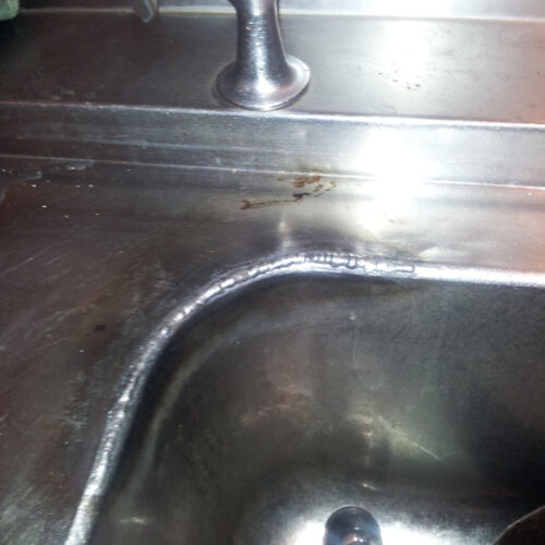 M & J Welding - Sink Repair at Frankie & Benny's